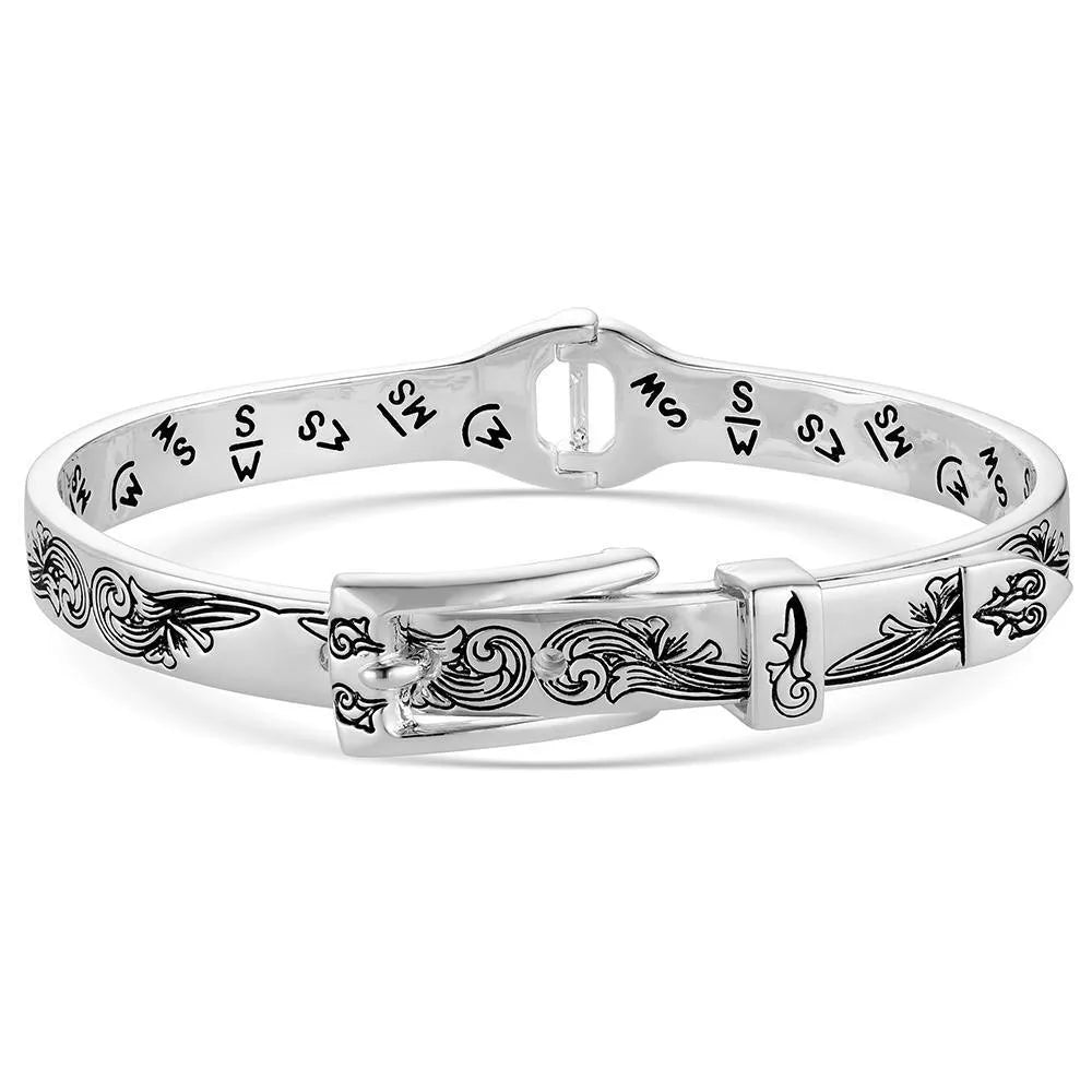 Montana Silversmiths Truce West Buckle Bracelet