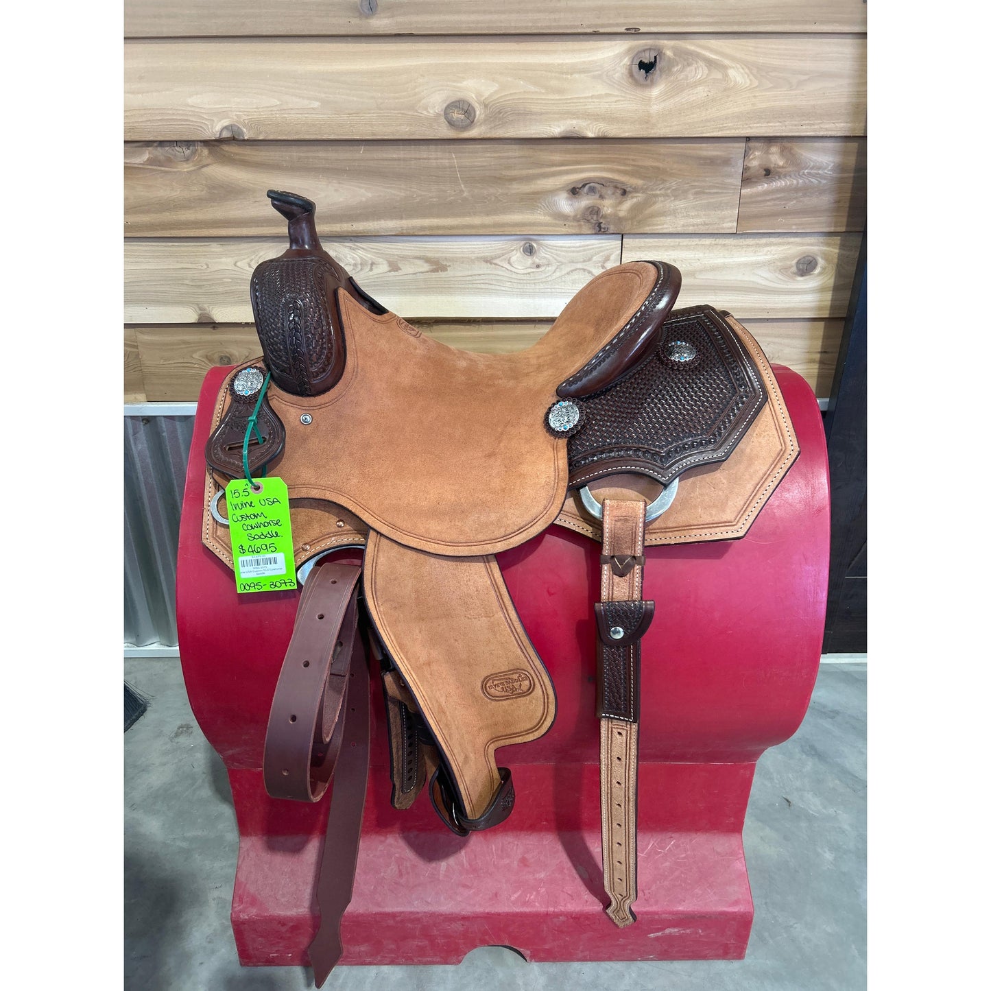 Irvine USA Custom 15.5"Cowhorse Saddle