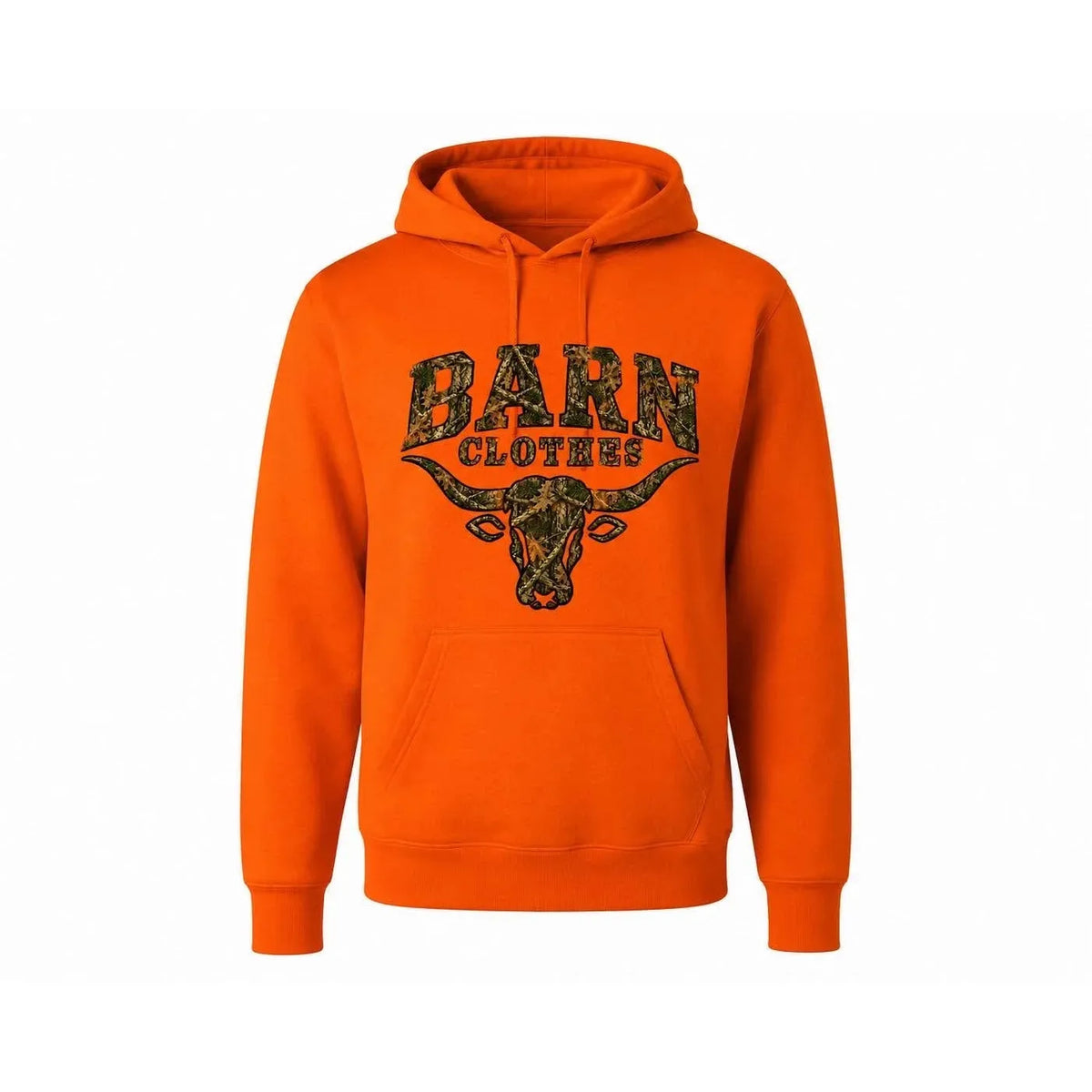 Barn Clothes Unisex The Blaze Long Sleeve Hoodie - Orange