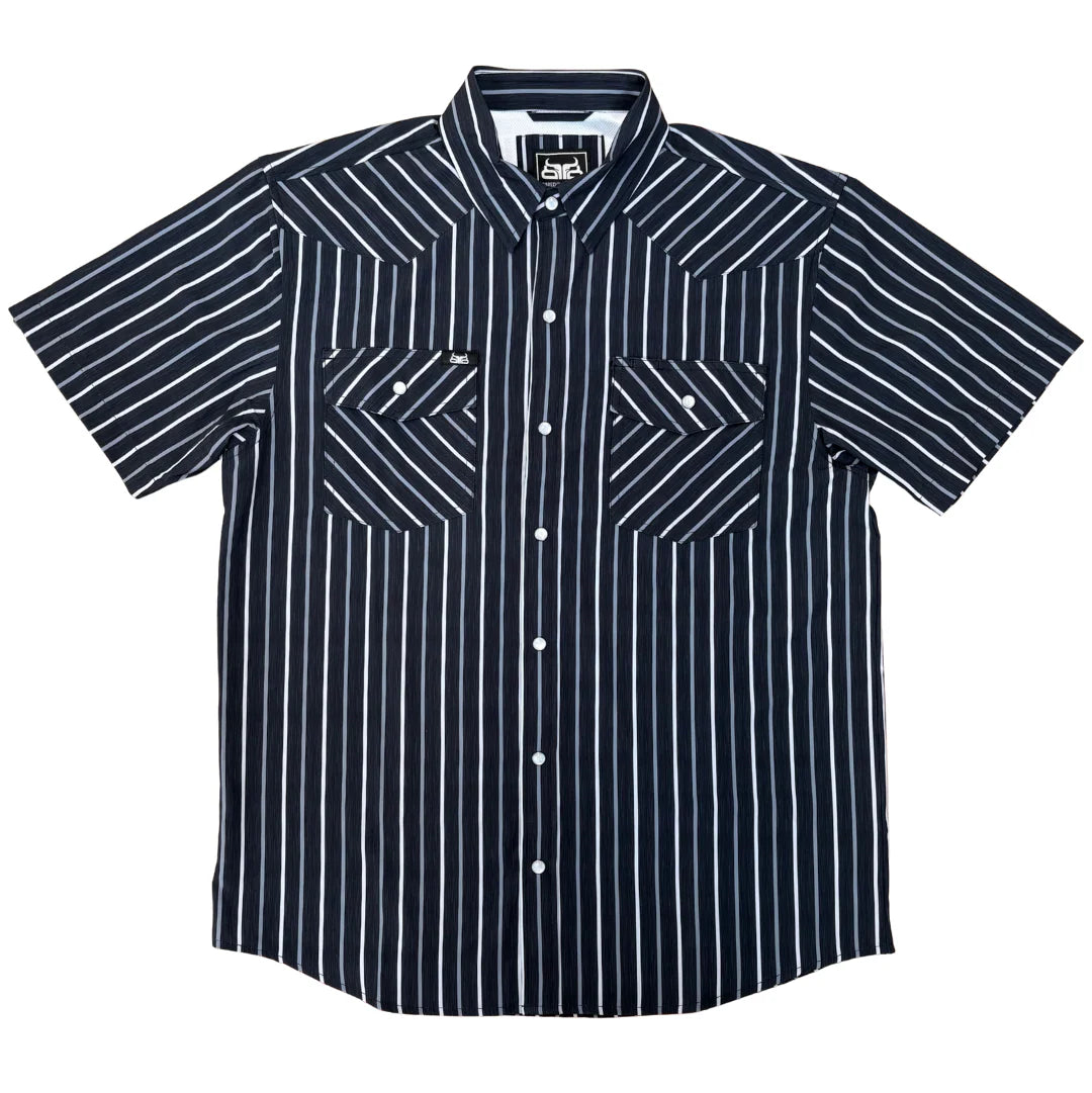 Baredown Brand Men's Long Sleeve Snap Shirt - Hot Hand