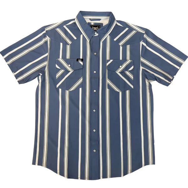 Baredown Brand Men's Long Sleeve Pearl Snap Shirt - Pay Window