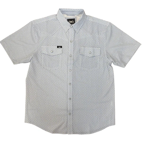 Baredown Brand Men's Long Sleeve Pearl Snap Shirt - High Roller