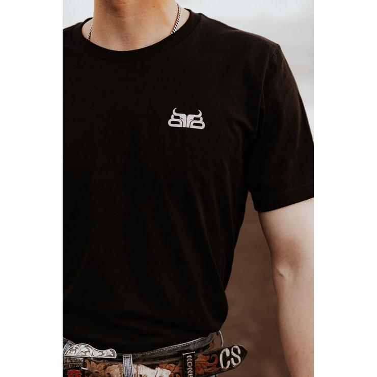 Baredown Brand Unisex Crest Tee Shirt - Black