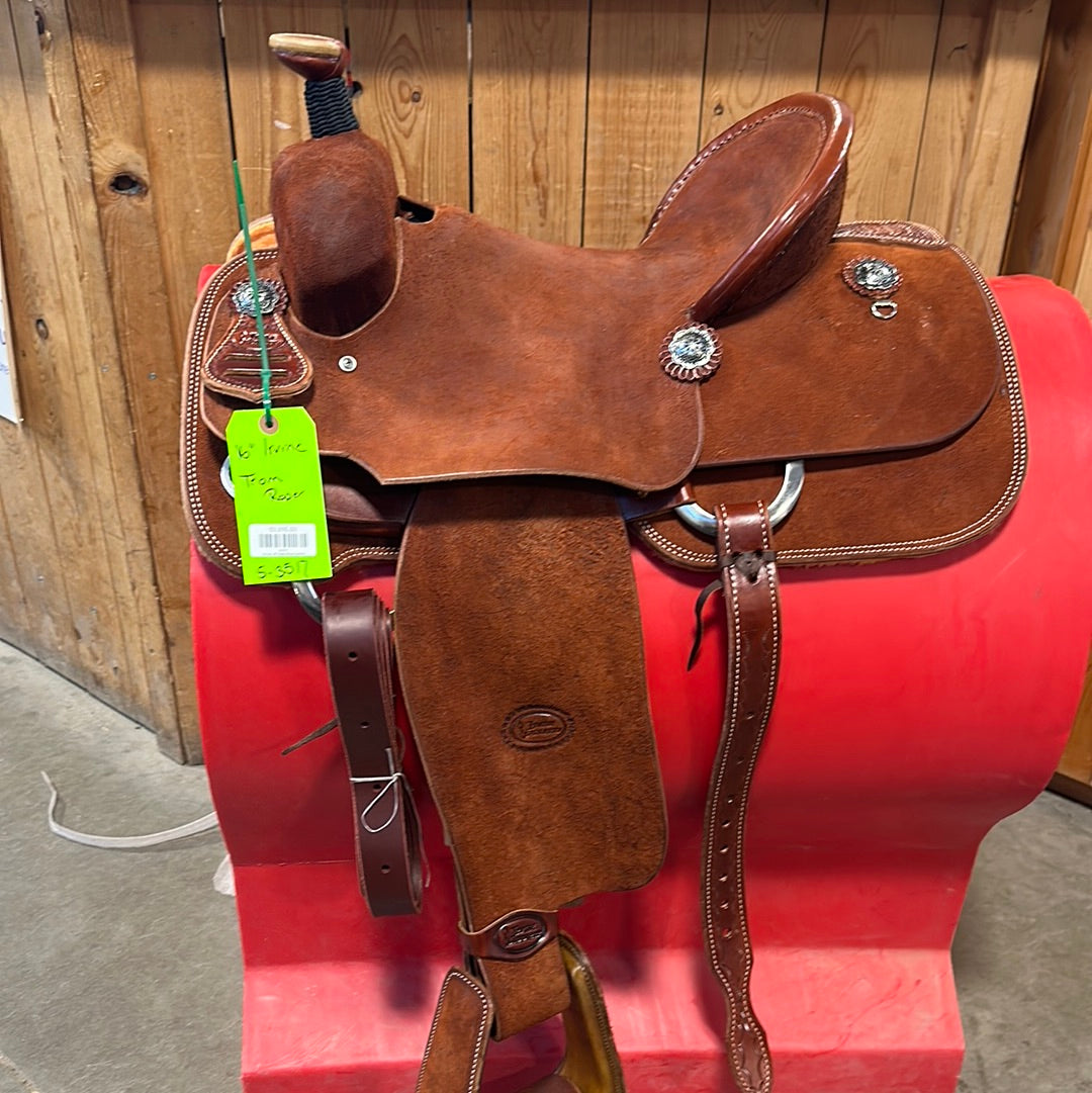 Irvine 16" Team Rope Saddle