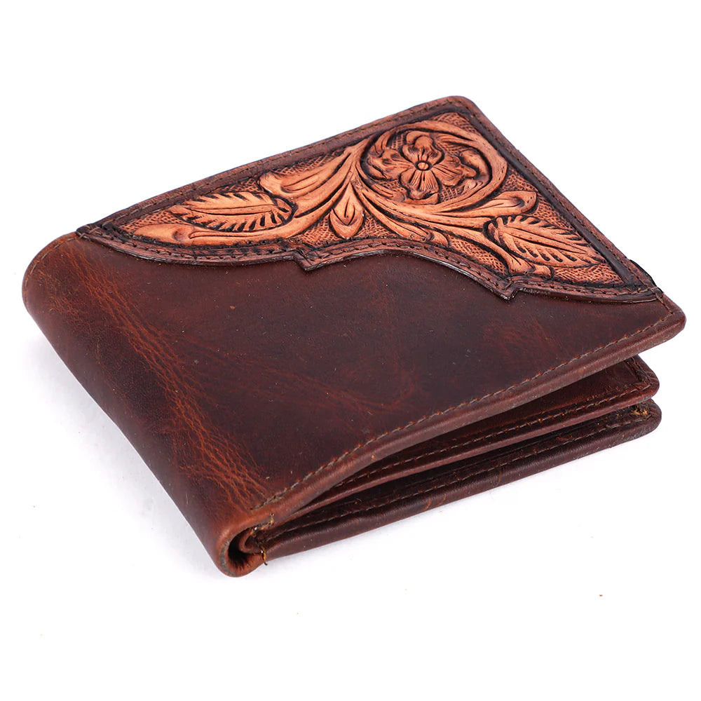 Bar H Bifold Leather Wallet