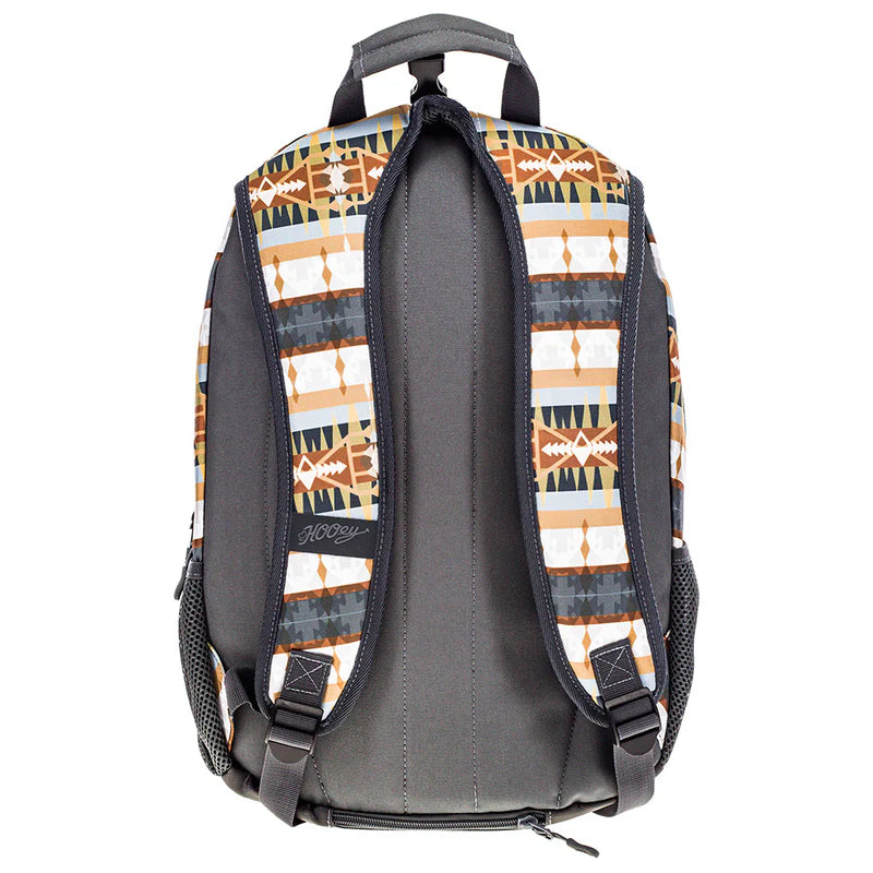 Hooey Rockstar Aztec Print Backpack- Grey/Tan