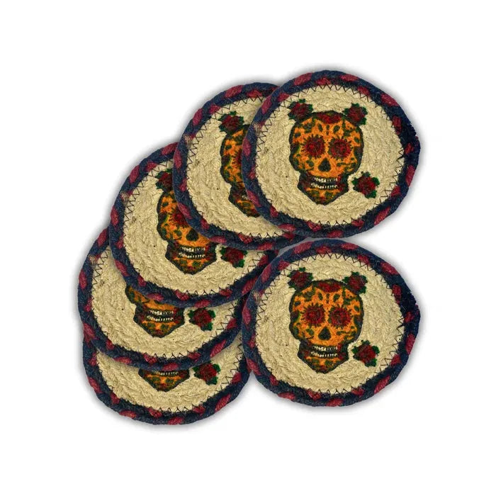 El Paso Saddle Blanket Co. Braided Jute Coasters-47 - Irvine Tack & Western Wear