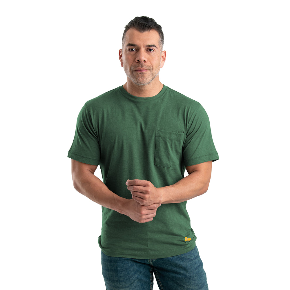 Berne Men's Lightweight Performance T-Shirt - Pine
