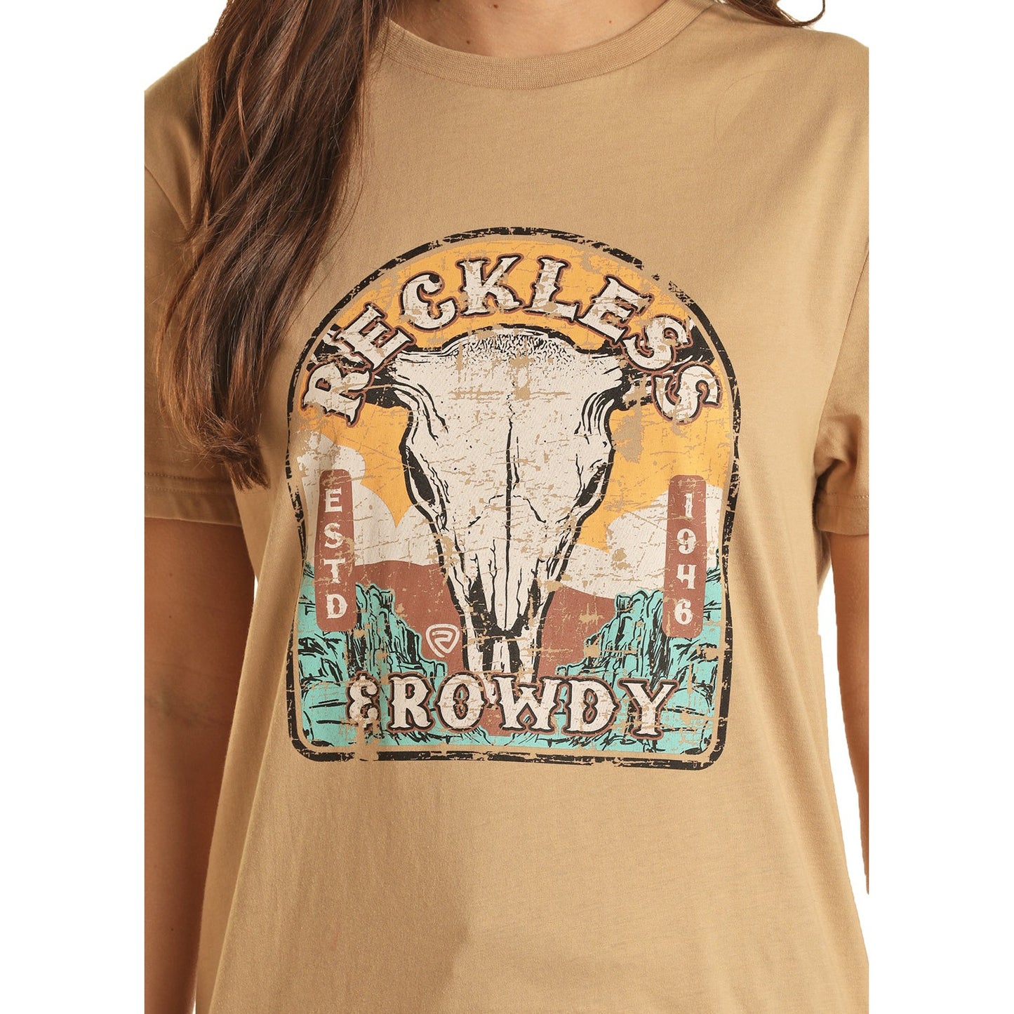 Rock & Roll Unisex Graphic Tee - Taupe
