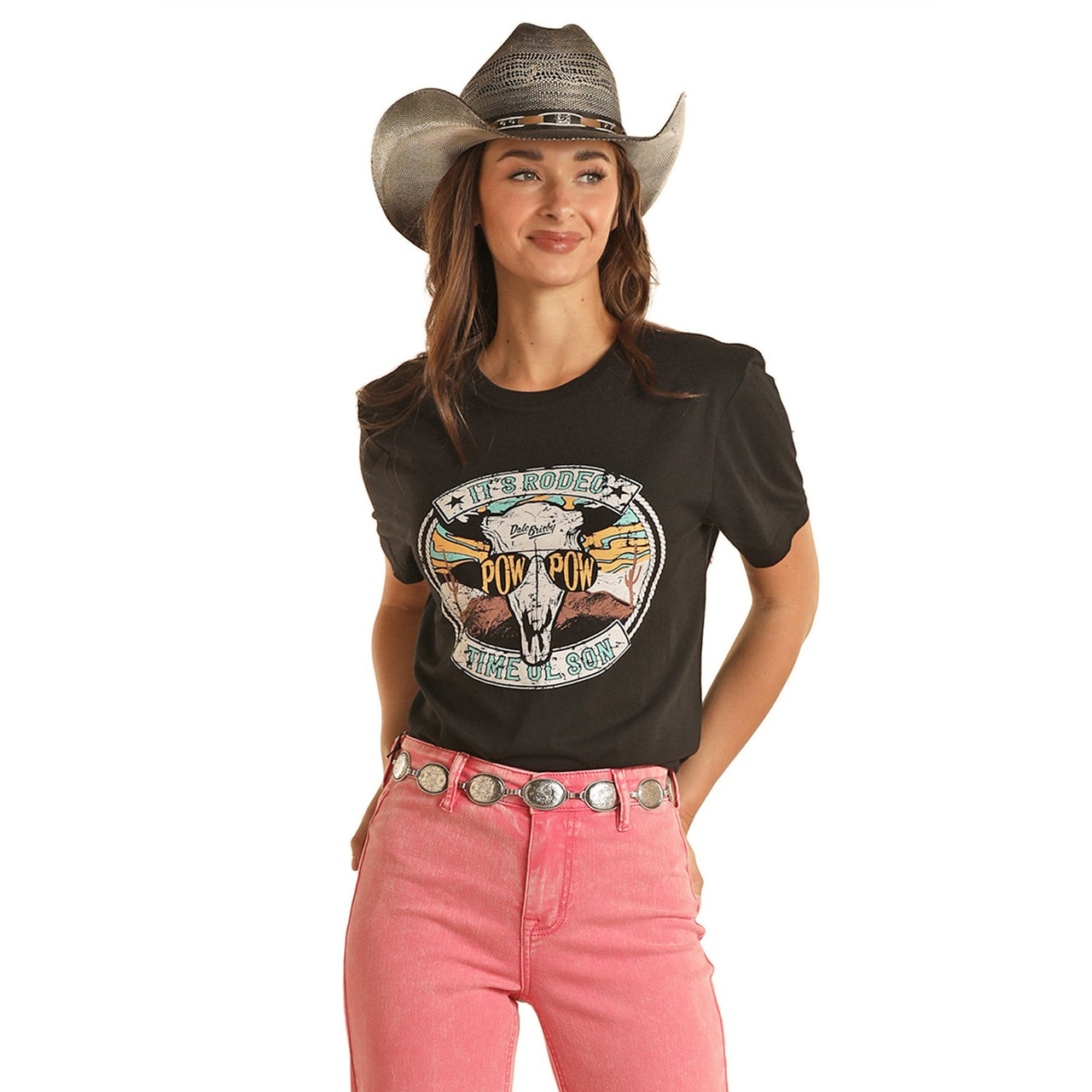 Rock & Roll Unisex Dale Graphic T-Shirt - Black