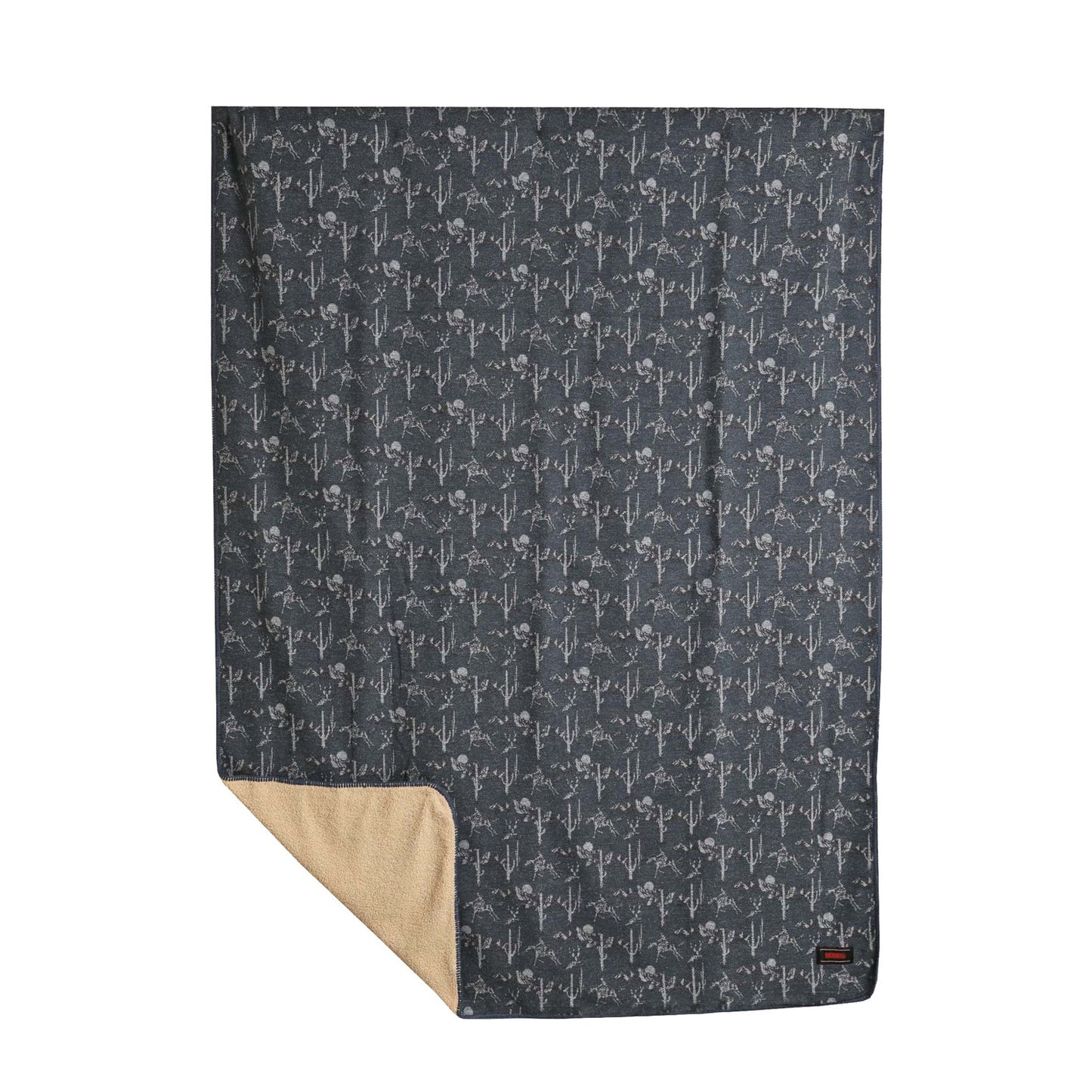 Rock & Roll Convo. Jacquard Blanket - Blue