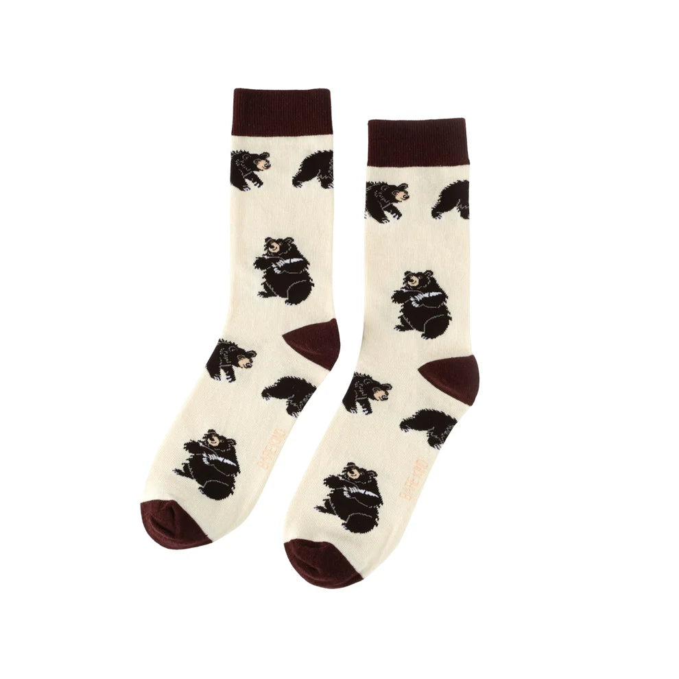 Bare Kind Bamboo These Socks Save Black Bears Socks