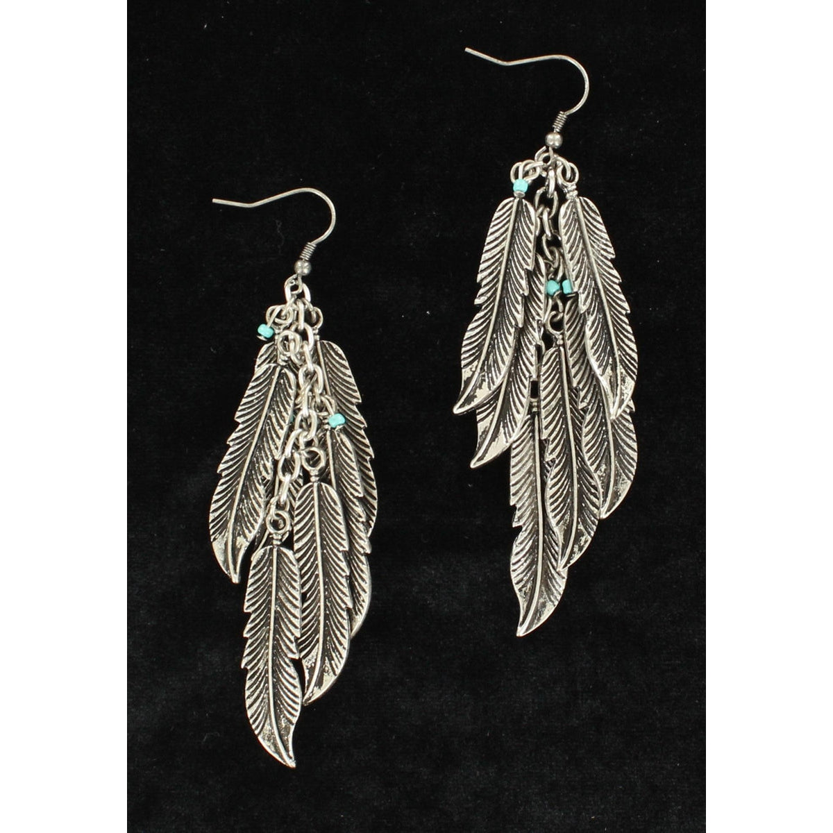 Blazin Roxx Feather Drop Earrings