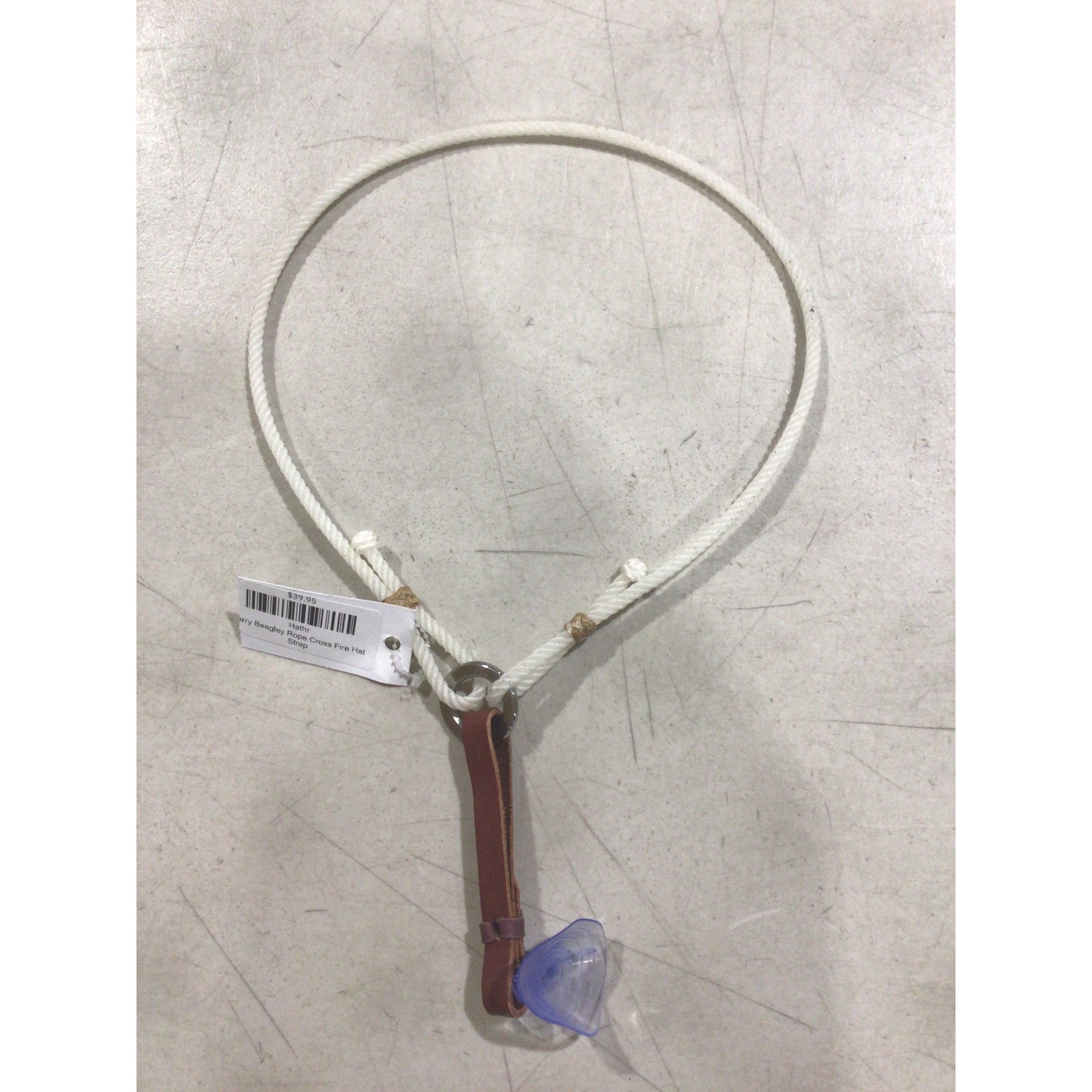 Jerry Beagley Rope Cross Fire Hat Strap