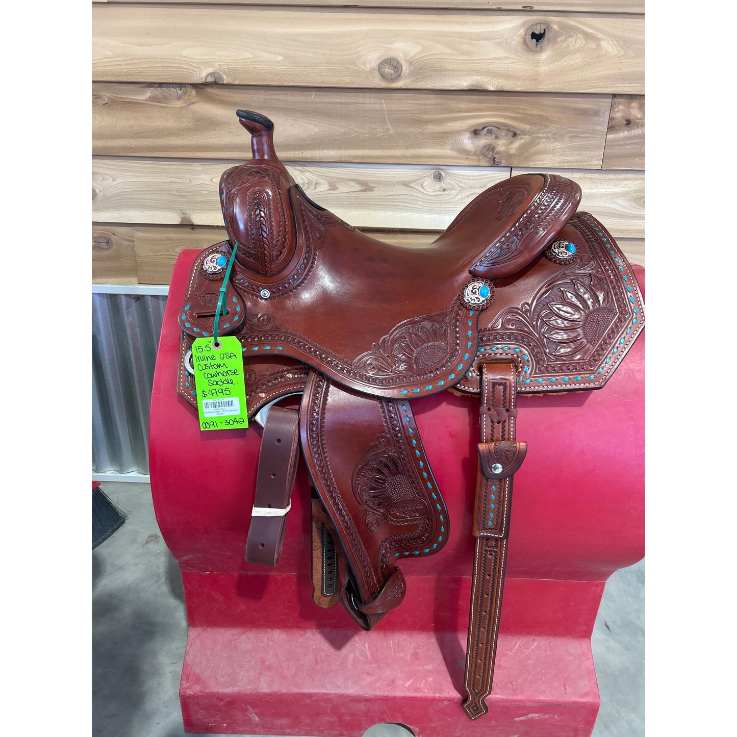 Irvine USA Custom 15.5" Cowhorse Saddle