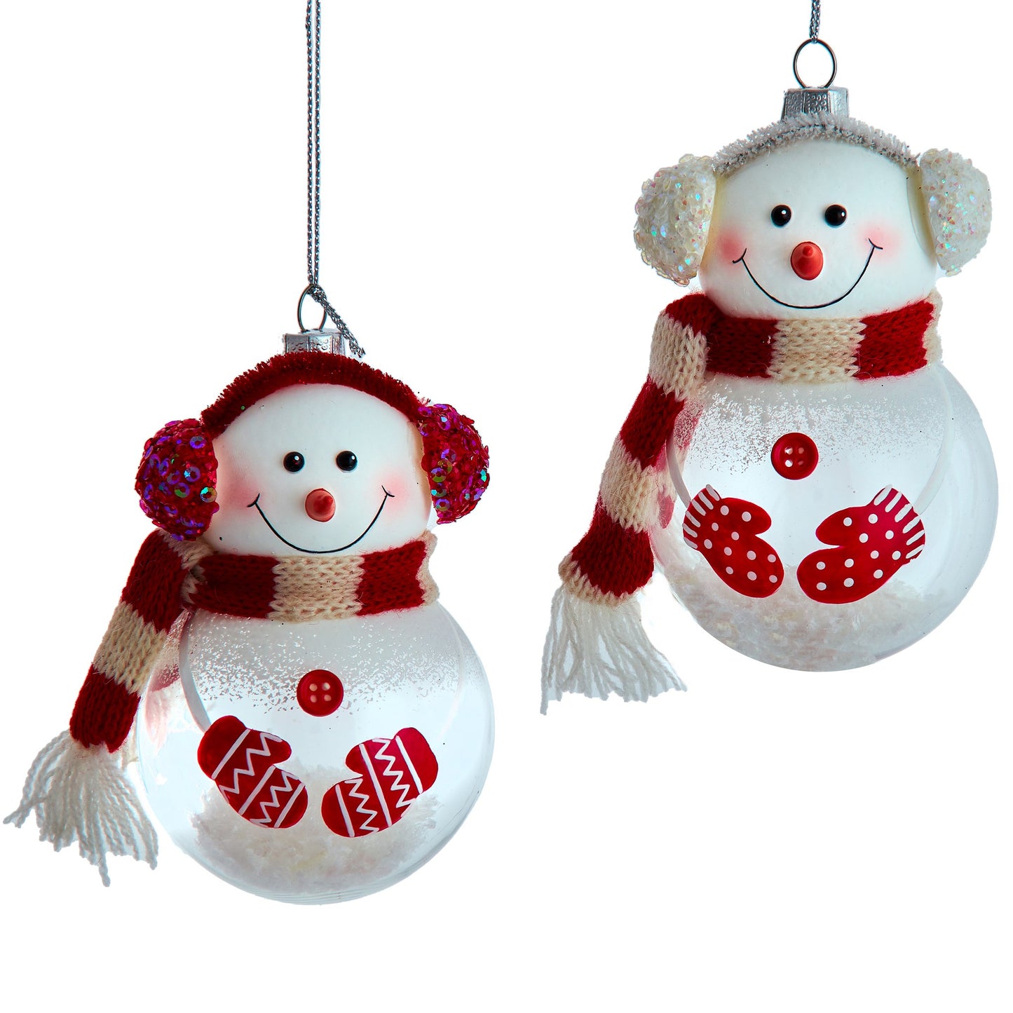 5.5" GLS Snowman with Scarf & Ear Muff