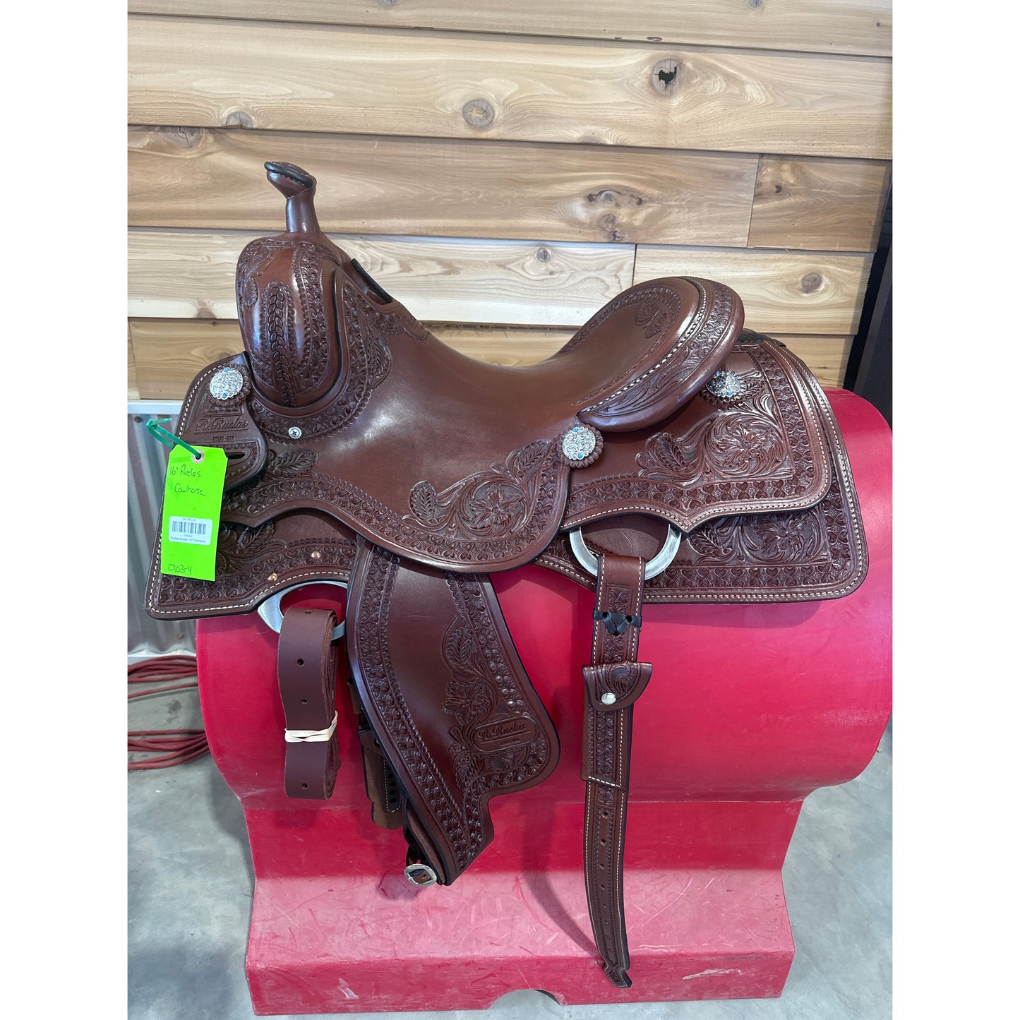 R. Ruelas Custom 16" Cowhorse Saddle