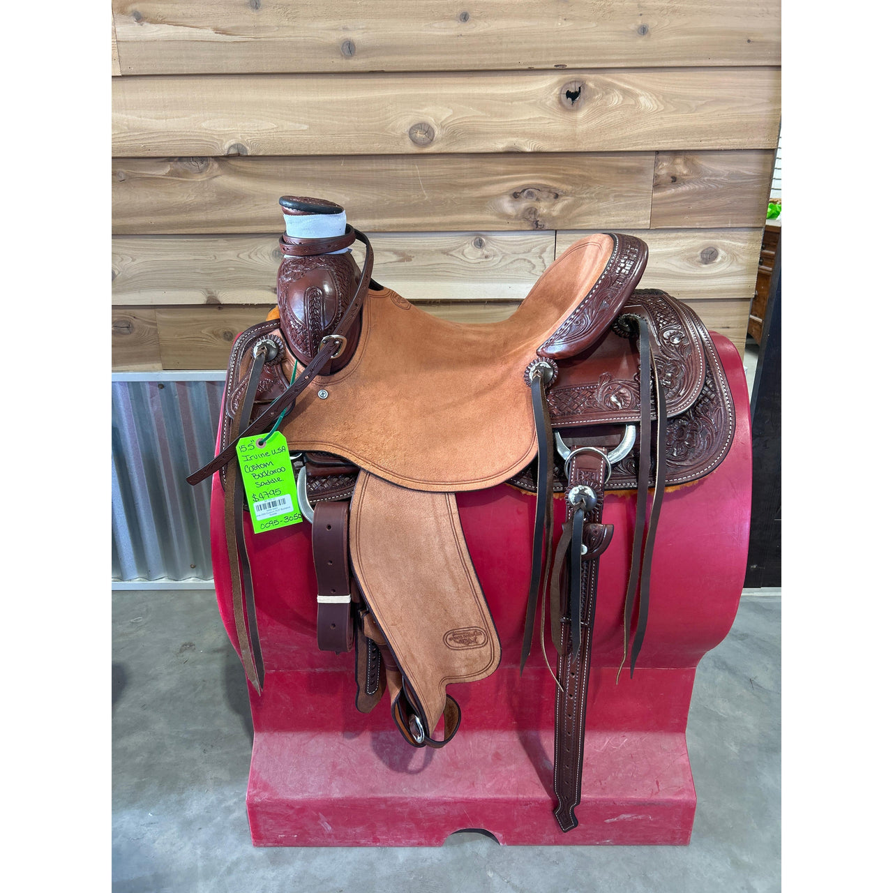 Irvine USA Custom 15.5" Buckaroo Saddle