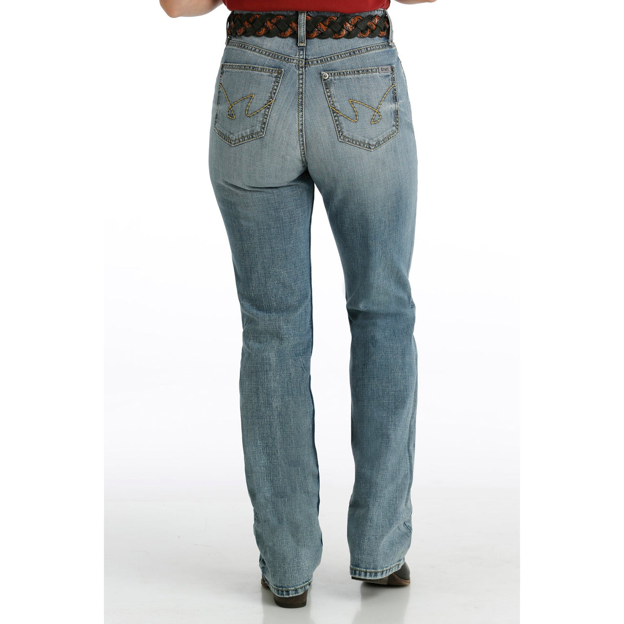 Cruel Women's Quinn High Rise Relaxed Straight Jeans - Light Stonewash