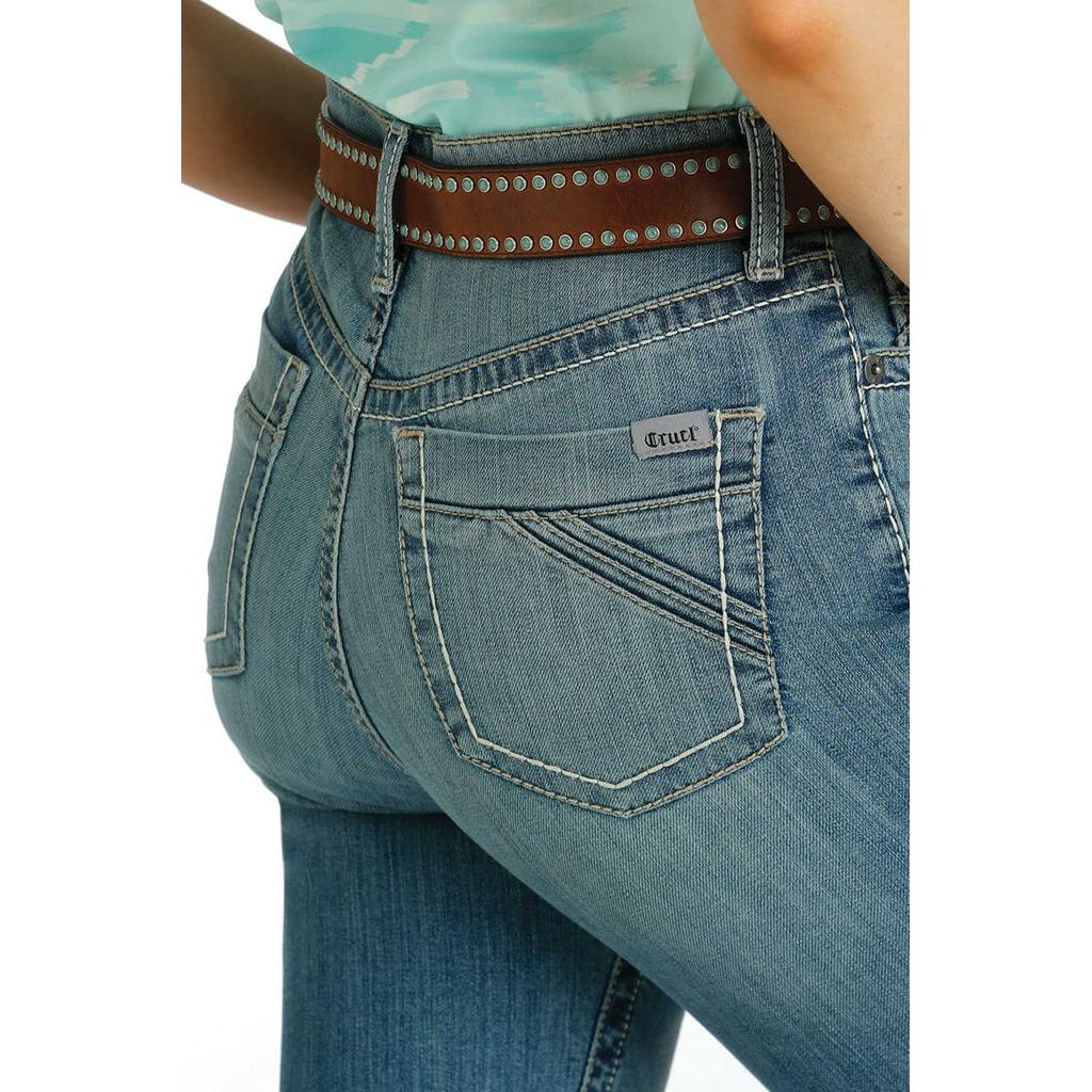 Cruel Women's Skylar Boot Cut Jean- Medium Stone 1