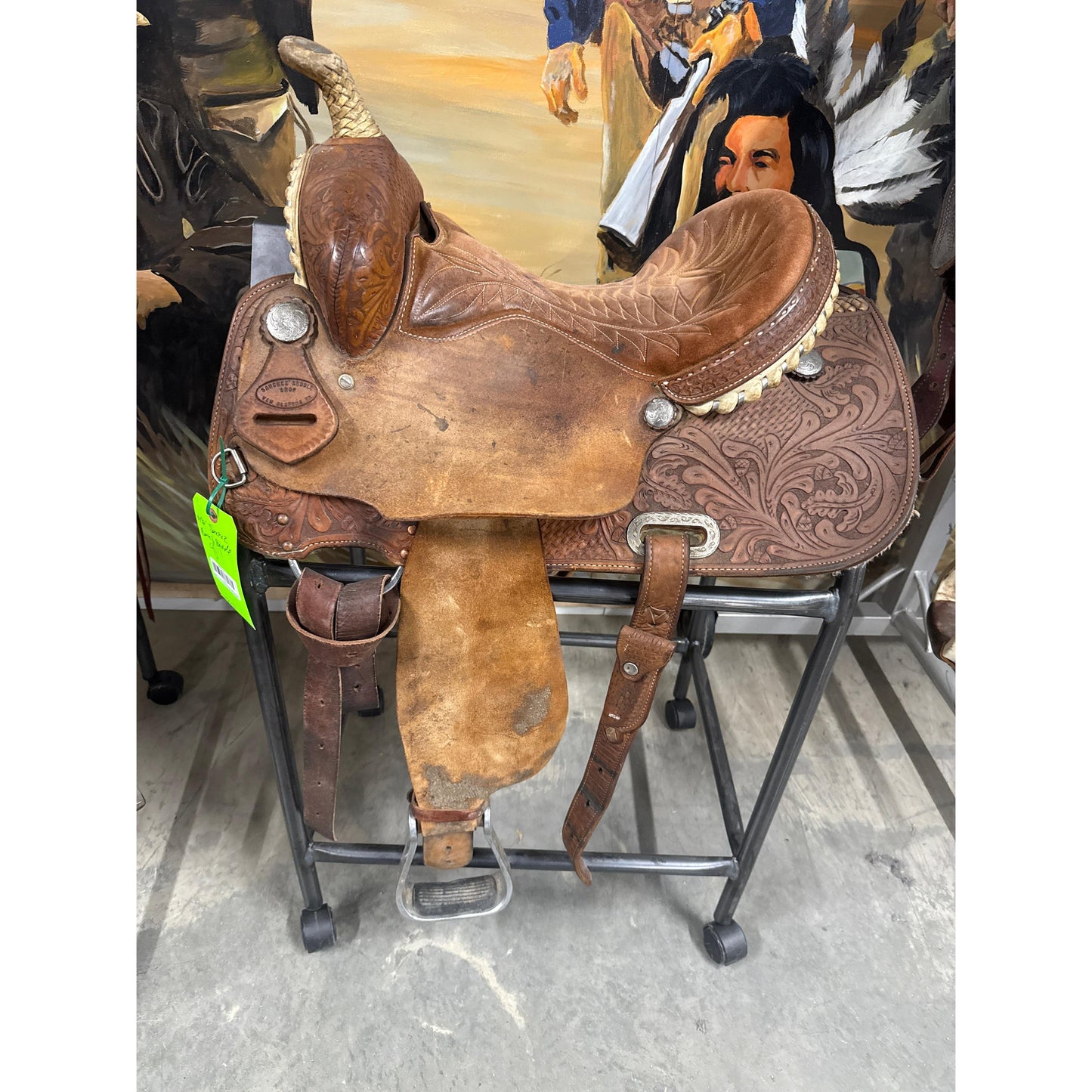 Used 14.5"Sanchez Barrel Saddle