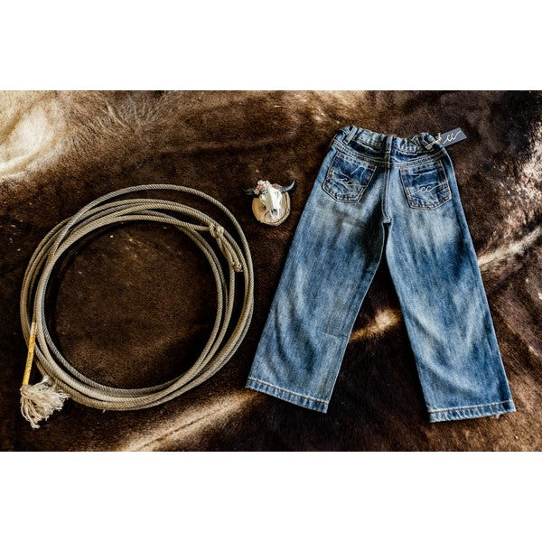 Cowgirl Couture Boy's Relaxed Fit Jeans - Dark Wash