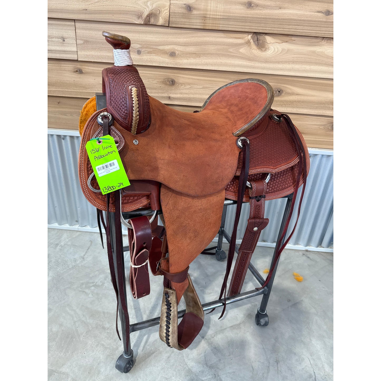 Irvine's 15.5" Association Ranch Saddle