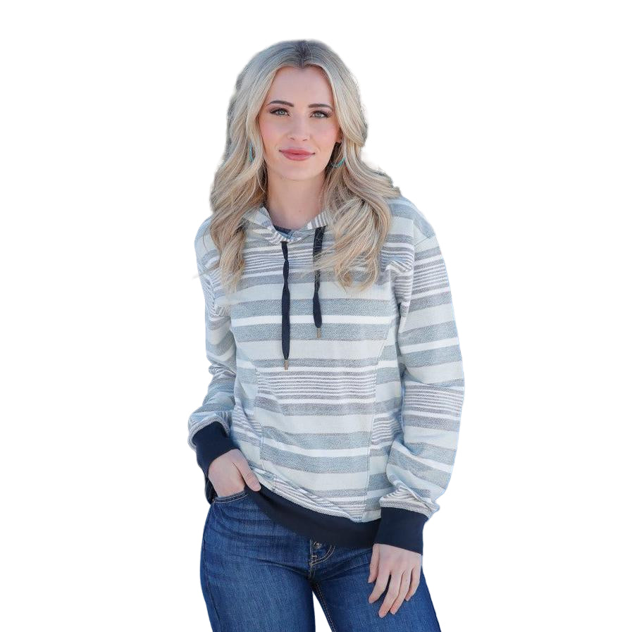 Cruel Women's Striped Hoodie - Multi Coloured