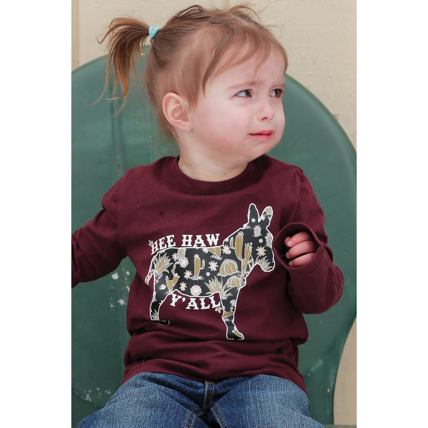 Cruel Girl Girl's LS Tee - Purple