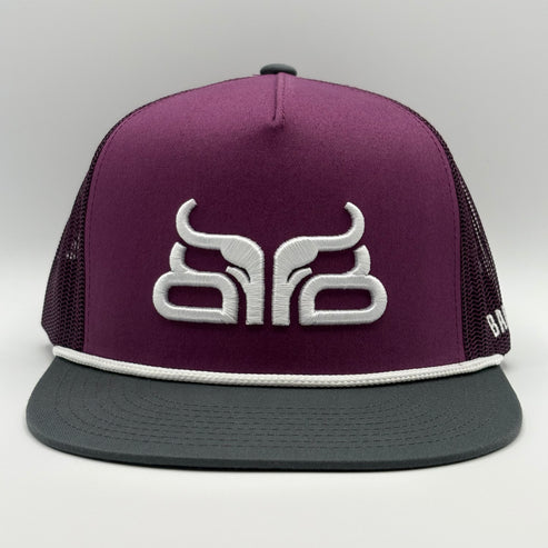 Baredown Brand Purple Reign Flat Hat
