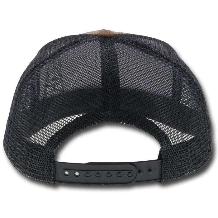 Hooey Hog Hybrid Bill Trucker Cap - Tan/Black
