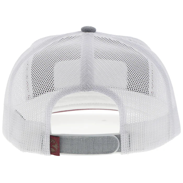Hooey Loop Hybrid Bill Trucker Cap - Grey/White
