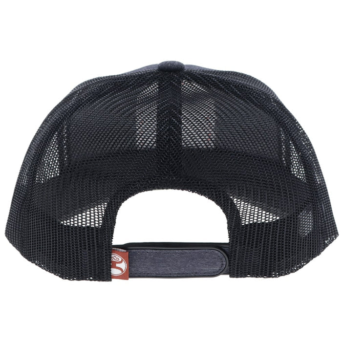 Hooey Cheyenne Curved Bill Trucker Cap - Charcoal/Black