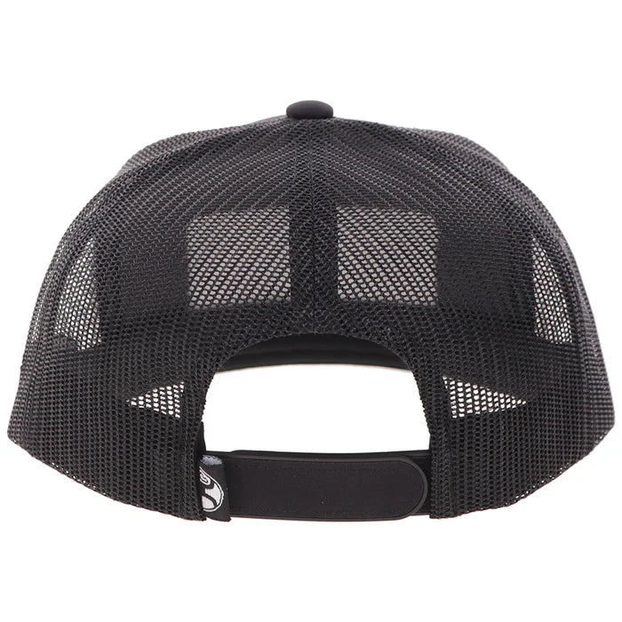 Hooey Cactus Ropes Hybrid Bill Trucker Cap - Black/White