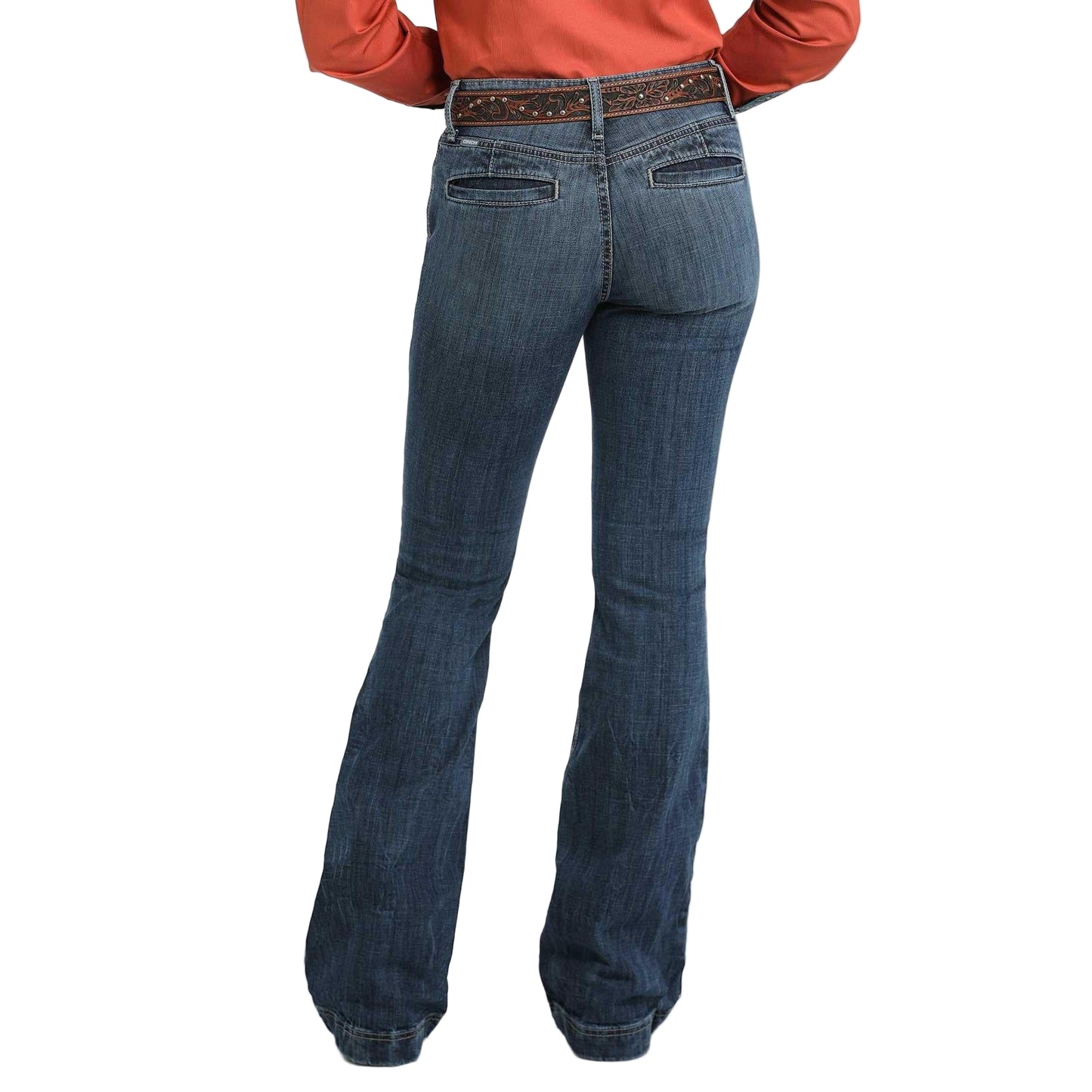 Cinch Women's Slim Fit Lynden Trouser - Dark Stone - Irvine Tack & Western Wear