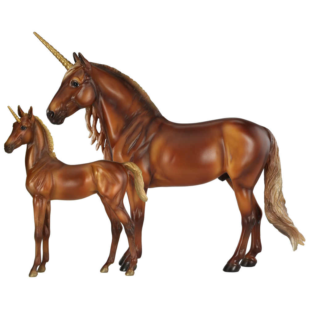 Breyer Cyrus & Solana Unicorn Stallion & Foal