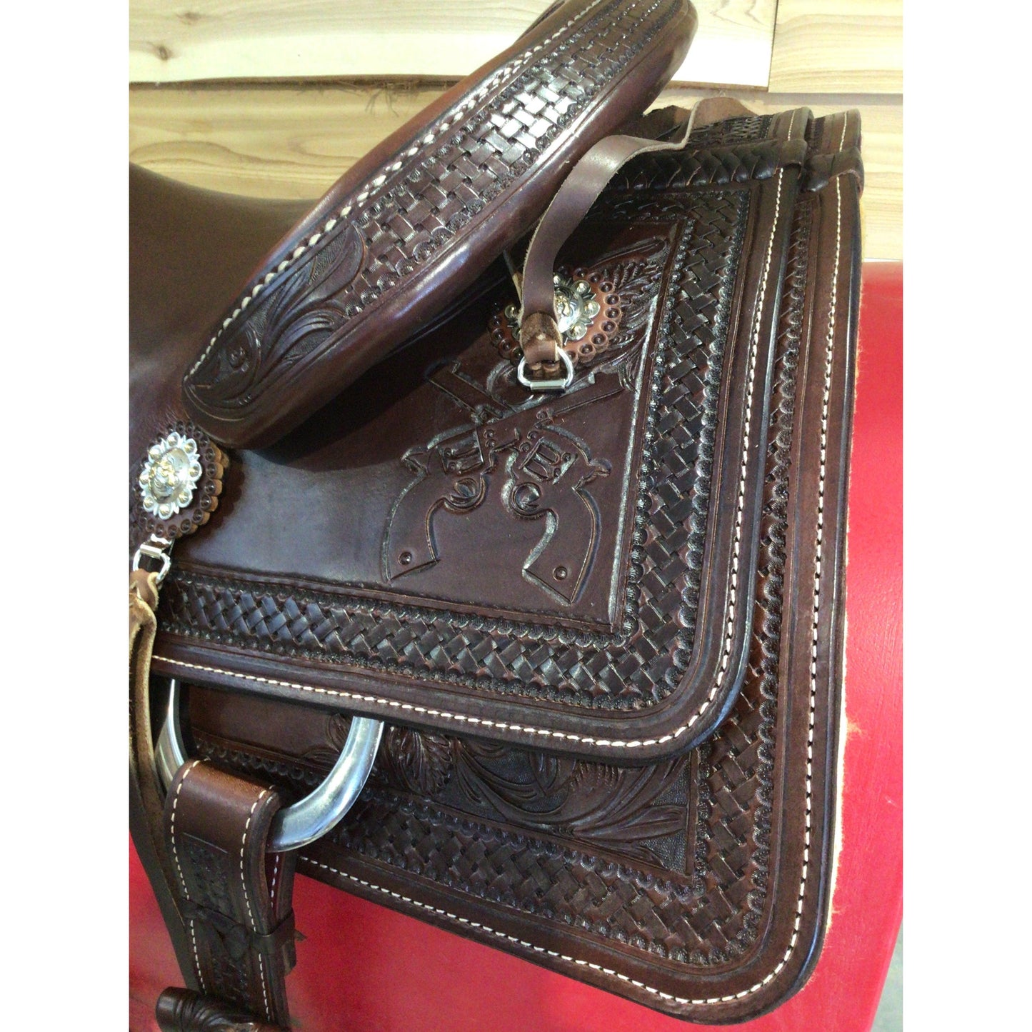Irvine Custom 16" Ranch Cutting Saddle