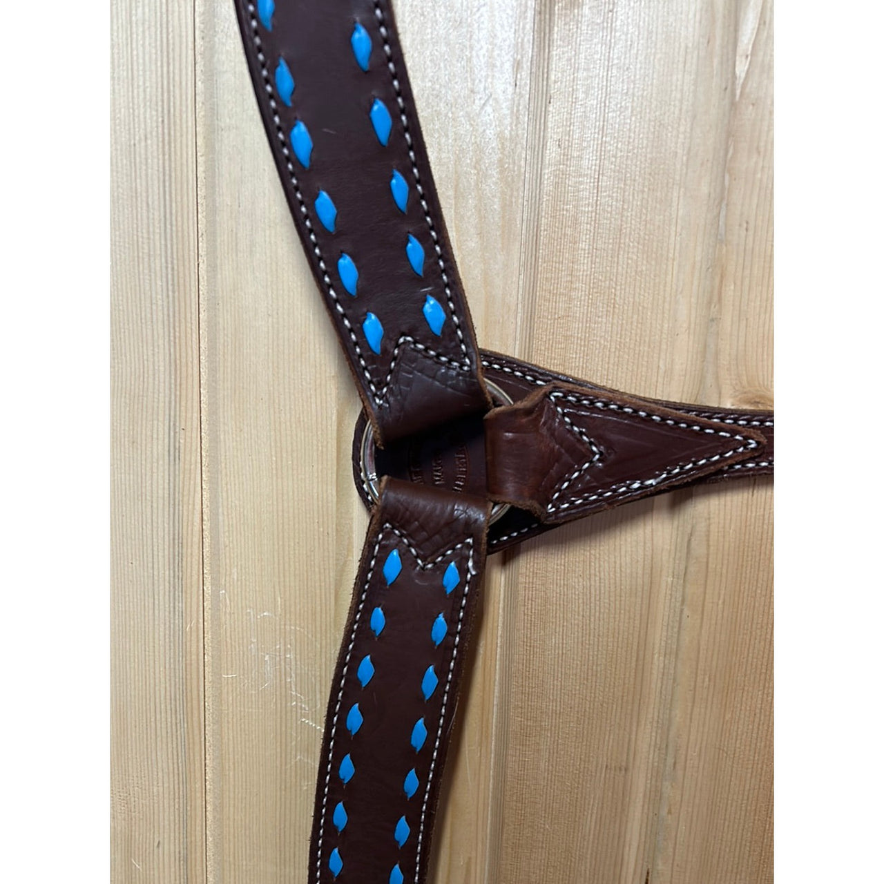 Irvine 2" Coloured Buckstitch Breast Collars - Chocolate