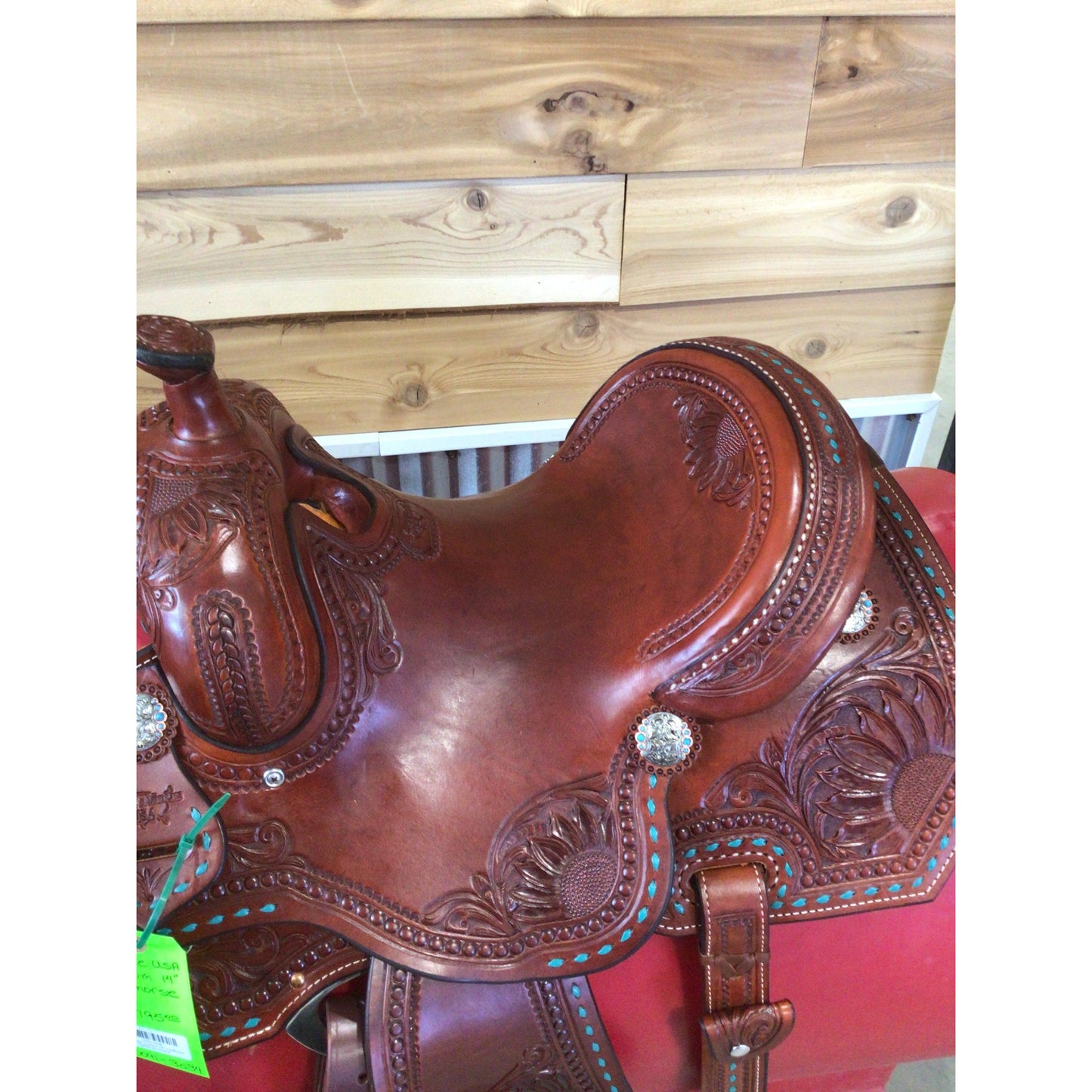Irvine USA Custom 14" Cowhorse Saddle-Buckstitch