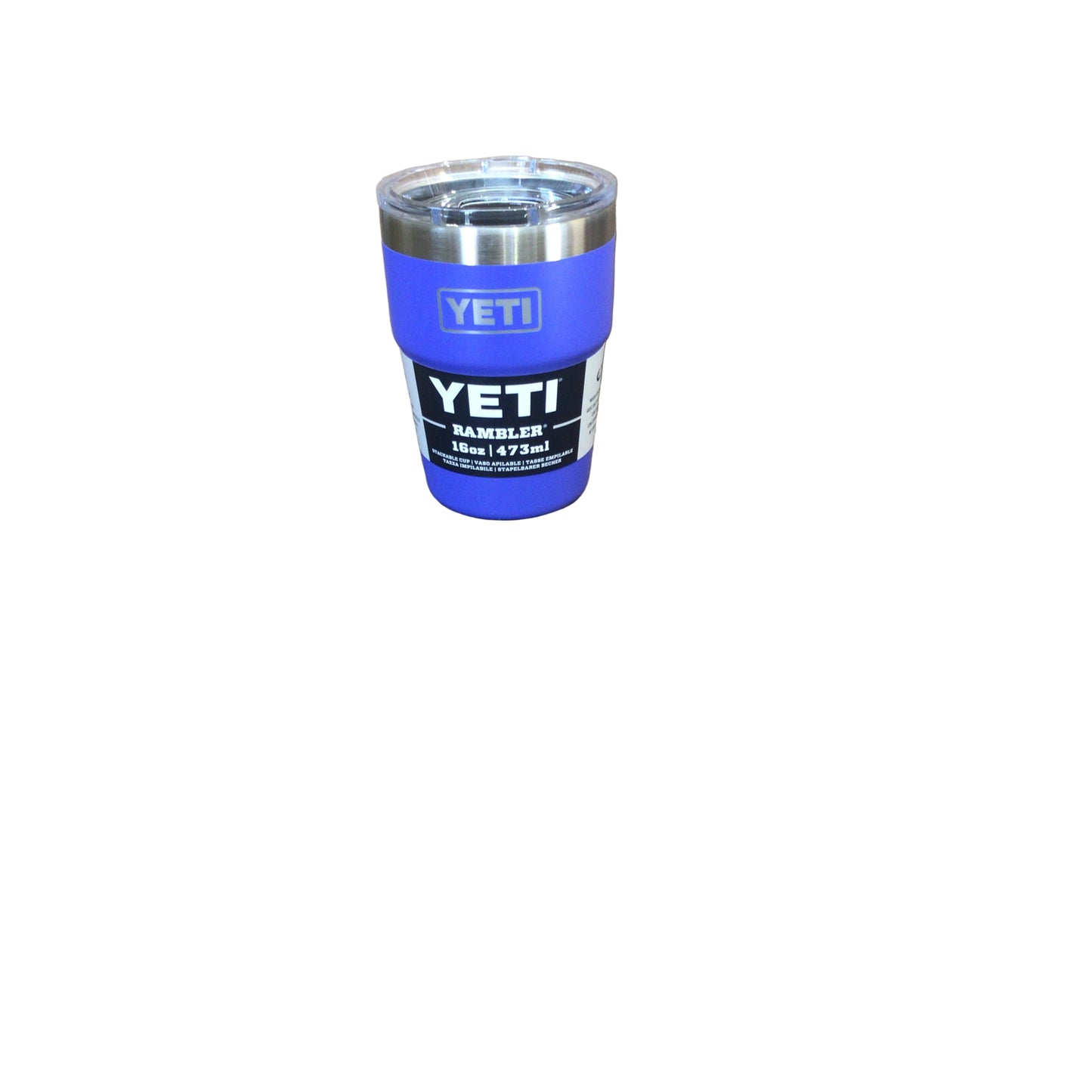 Yeti Rambler 473ml Stackable w/Magslider Lid - Ultramarine Violet