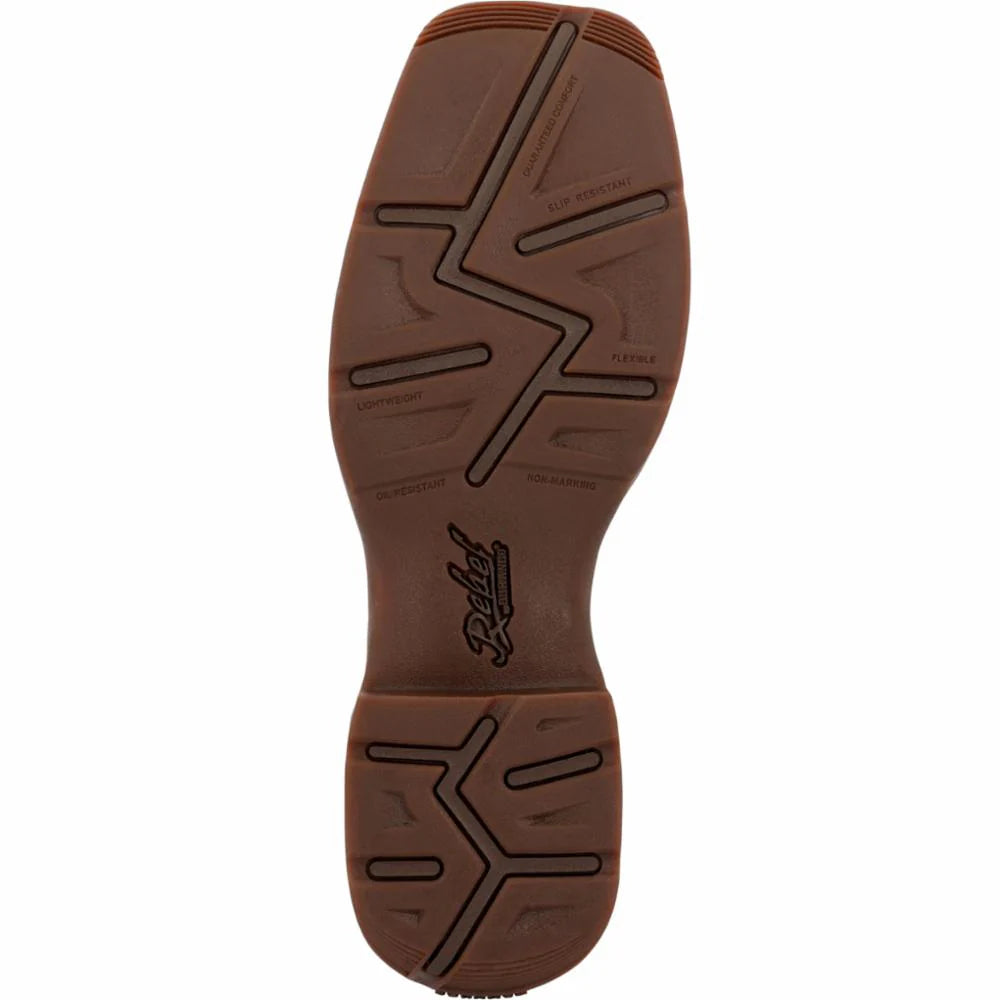 Durango Men's Rebel Pull-On Western Boot - Brown