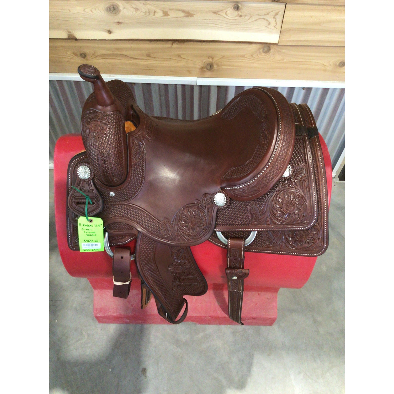 R. Ruelas 15.5" Custom Cutting Saddle
