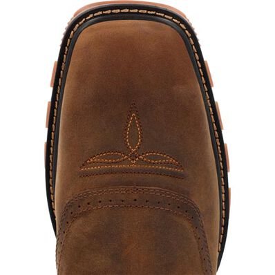Durango Men's Maverick XP 11" Ventilated w/Insulkul Work Boots - Briar Brown/Crimson Red - Irvine Tack & Western Wear