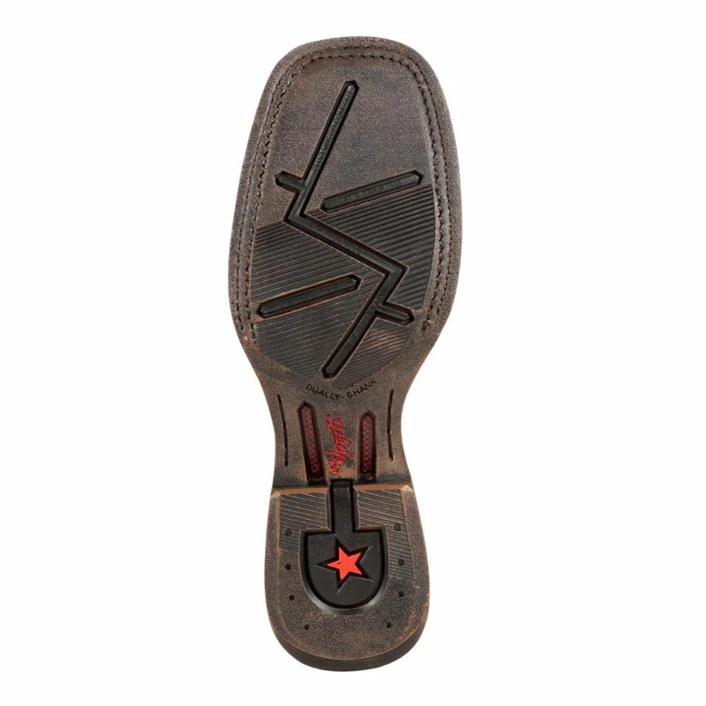 Durango Women's Rebel 12" Ventilated Western Boot - Distressed Cognac