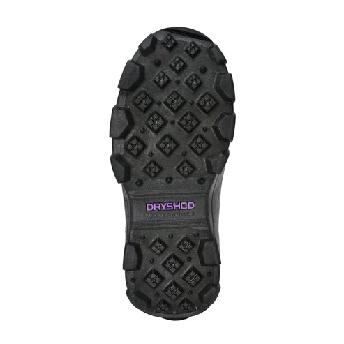Dryshod Women's Arctic Storm Mid Boot - Black/Purple