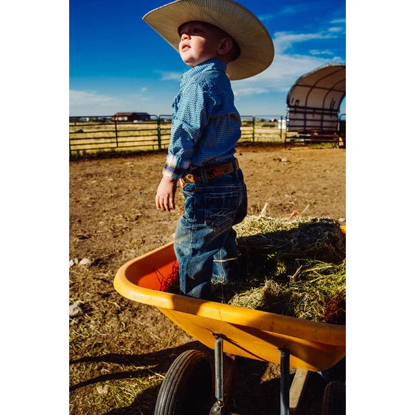 Cowgirl Couture Boy's Relaxed Fit Jeans - Dark Wash