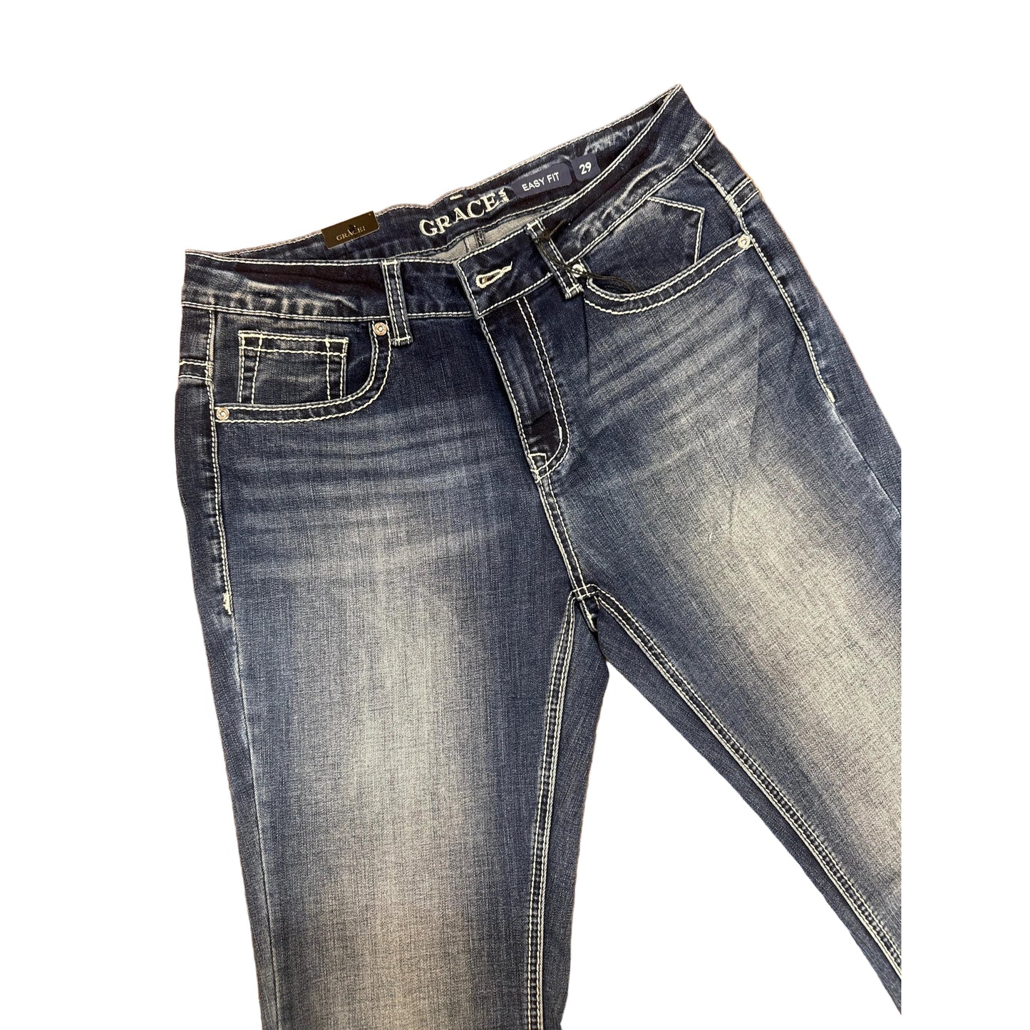 Grace in LA Women's Back Buckle/Rhinestone