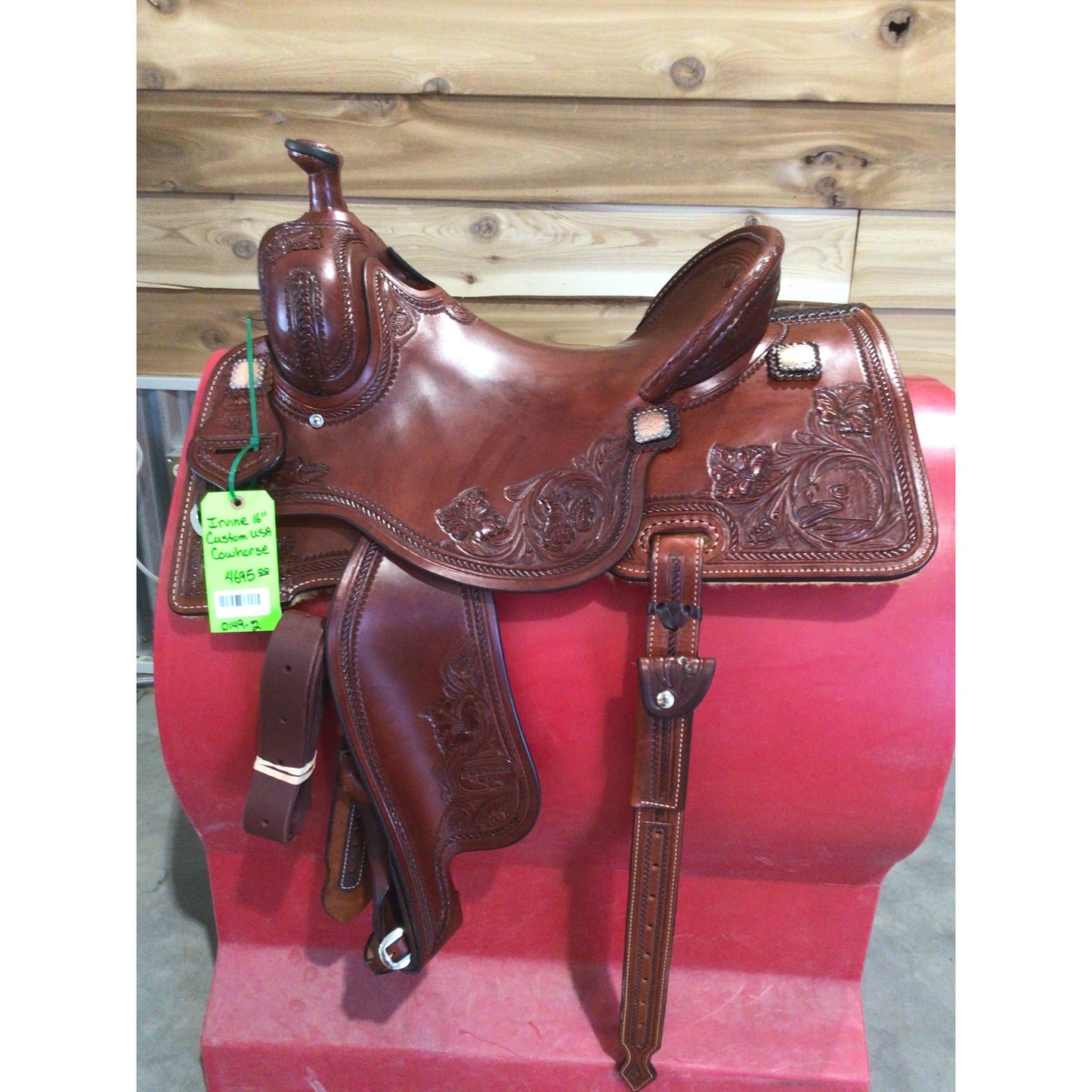 Irvine USA Custom 16" Cowhorse Saddle