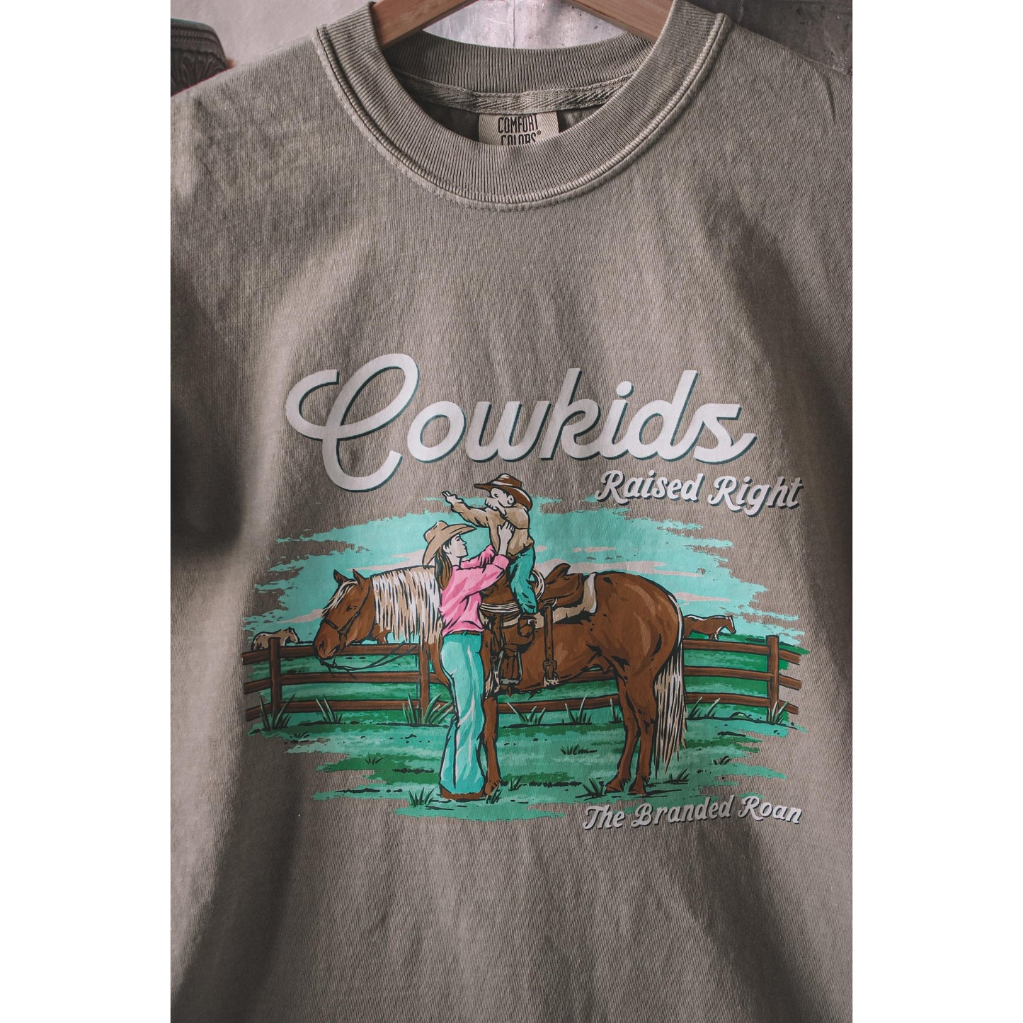 Cowkids Raised Right Tee