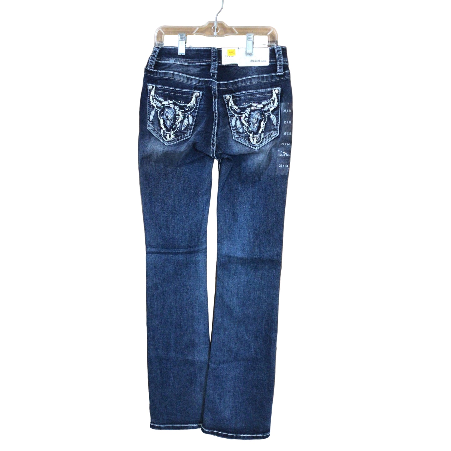 Grace in LA Women's Steer Head Jeans